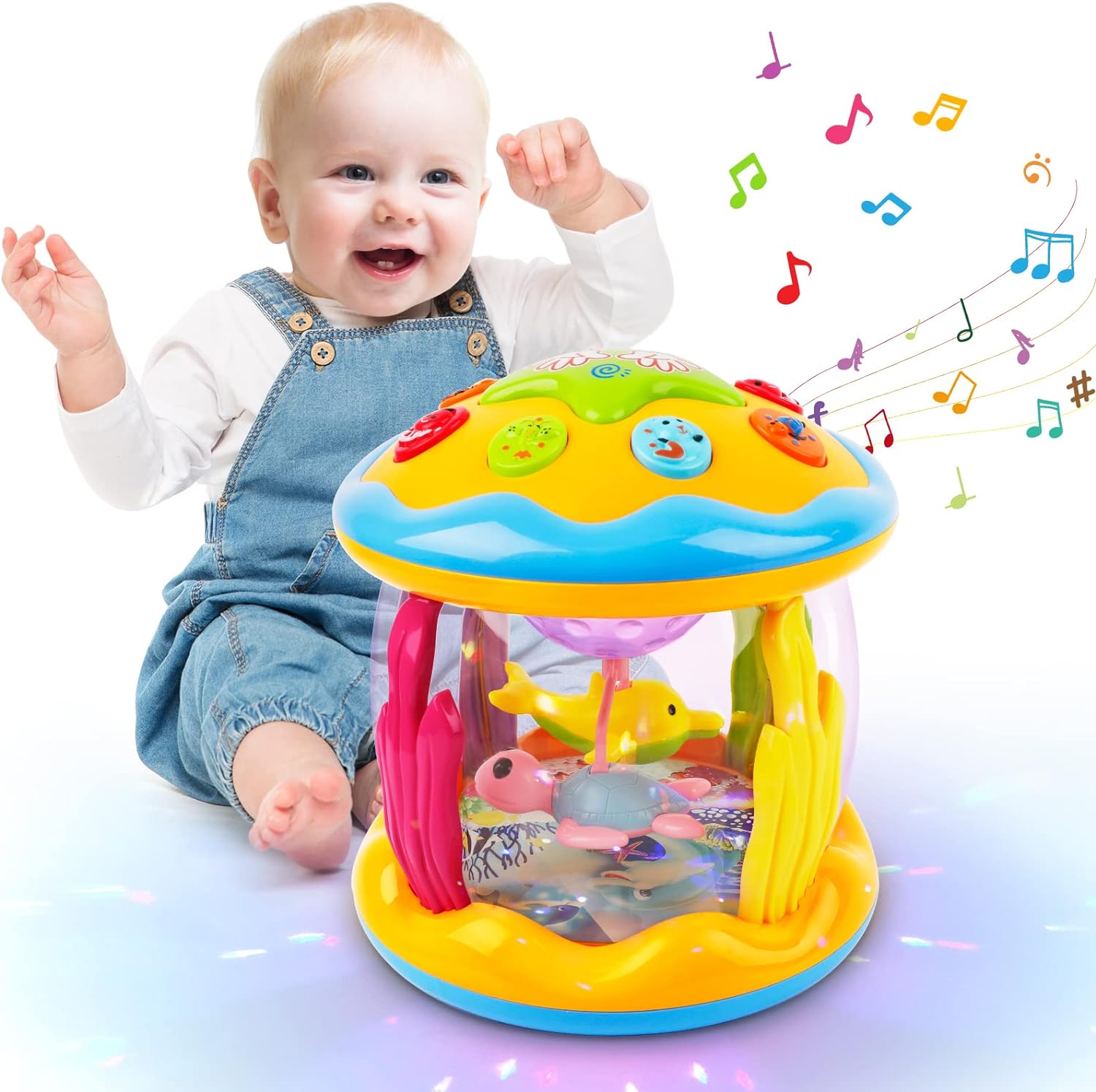 Jouets pour bébé 6-18 mois Jouets de dés d'activité pour bébé, centre de  jeu polyvalent 6 en 1 avec musique, meilleurs jouets cadeaux pour garçons  et