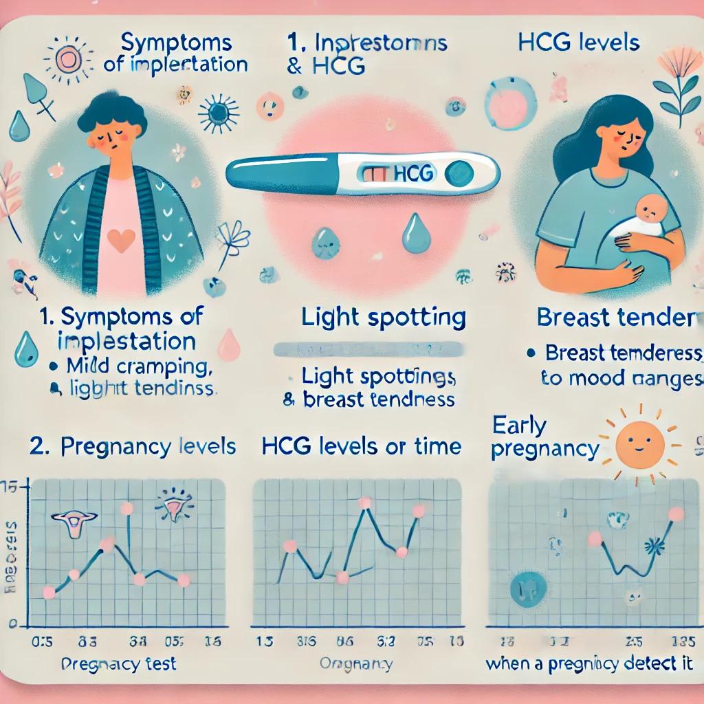 Symptômes de nidation et taux hgc : tout comprendre